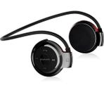 Sunlink Mp3 Çalar Bluetooth Kulaklık, Fm Radyolu Kablosuz Spor Kulaklık Mp3 Çalar, Stereo Kulaklık Tf Kart Mp3 Max Ila 32GB (Yurt Dışından) - Siyah