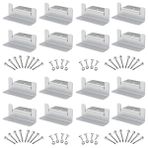 SUNMAK Set başına 16 Adet Güneş Paneli Montaj Z Braketleri, Güneş Paneli Montaj Braketleri Hafif Alüminyum Korozyonsuz Karavanlar, Römorklar, Tekneler, Yatlar, Duvar ve Diğer Kapalı Gird Çatı için