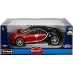 Sunman 11040 Kırmızı Burago 1:18 Bugatti Chiron Oyuncak Araba