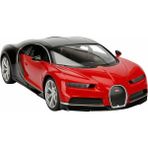 Sunman 1:14 Bugatti Chiron Uzaktan Kumandalı Işıklı Araba - Kırmızı-Siyah