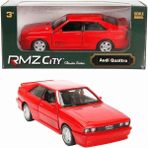 Sunman 1:32 Alman Klasikleri Serisi Die Cast Çek Bırak Model Araba - Kırmızı Audi Quattro - 11 cm