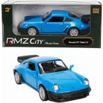Sunman 1:32 Alman Klasikleri Serisi Die Cast Çek Bırak Model Araba - Porsche 911 Mavi - 11 cm
