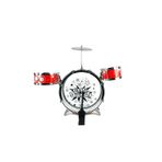 Sunman 16697 YFN-ECH Bas Pedallı Tabureli Davul Set