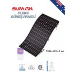 Sunman 175 Wp Flex Solar Panel - Esnek Güneş Enerji Paneli