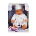 Sunman 23 cm 1539 Boubou Saçsız Sesli Gülen Ağlayan Naz Bebek