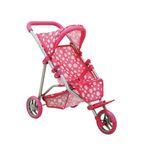 Sunman 3 Tekerlekli Metal Puset pembe