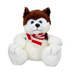 Sunman 30 cm Oturan Husky Atkılı Köpek