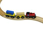 Sunman 40 Parça Ahşap Tren Seti