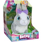 Sunman 9586 Sesli ve Hareketli Tavşan Betsy Peluş