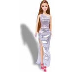 Sunman Alisha Gece Elbisesi 33944 Gümüş Elbiseli
