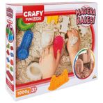Sunman Crafy Macera Kalesi 1000 gr Naturel 10 Parça Oyun Kumu