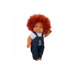 Sunman Curly Bebek 35 Cm. - Salopetli