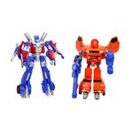 Sunman Işıklı 2'li Power Robot Transformer Dönüşen Araçlar