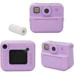 Sunman KDC-030D Çocuk Fotoğraf Makinesi Baskılı 4.4W 1200MAH 3 Renk 3+ - Mor