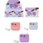 Sunman KDC-030D Çocuk Fotoğraf Makinesi Baskılı 4.4W 1200MAH 3 Renk 3+ - Pembe