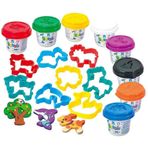 Sunman Mini Silindir 8 Hamurlu Playgo Oyun Hamuru Set