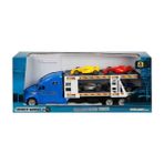 sunman oyuncak 1:48 maxx wheels transporter tır 30cm 2 katlı 4 araçlı s00002322 - Yok