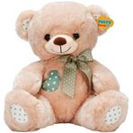 Sunman Oyuncak Peluş Ayı Oturan Kurdeleli / Kalpli S01001522 (Karışık Renk 1 Adet)