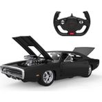 Sunman Rastar Kumandalı Araba 99010 Dodge Charger 1970 F/f R/c 1:16 2.4ghz Sesli Işıklı 6+ - Siyah