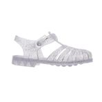 Sunmif Mat Argent Paillete - Mat Şeffaf Kadın Sandalet