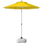 Sunminyum 250/8 Polyester Kumaşlı + 50 Litre Bidonlu Bahçe Şemsiyesi - Sarı