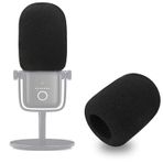 SUNMON Wave 3 Pop Filtre - Profesyonel Mikrofon Ön Cam Köpük Kapağı Elgato Wave USB Kondenser Mikrofon ile Uyumlu Pops ve Hisses