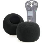 SUNMON Zoom H1n & H1 Kayıt Cihazı için Ön Cam Köpüğü, Ön Cam Pop Filtresi Zoom H1n Kullanışlı Taşınabilir Kayıt Cihazına Uyar (2 ADET)
