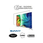 Sunny 43sled4000 Uyumlu 43" Inç 109 Ekran Tv Ekran Koruyucu