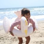 Sunnylife - Prenses Kuğu Çocuk Şişme Deniz ve Havuz Simidi - 3+ Yaş - Renkli