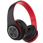 SUNOL B39 Bluetooth Kablosuz Oyun Kulaklığı - Katlanabilir Hafif Kulak Üstü Kulaklıklar, Dahili Mikrofon, 20 Saat Pil, Mobil Cihaz için Mikrofonlu Oyun Kulaklıkları… (Siyah)