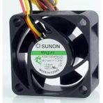 Sunon 40X40X20MM 12V 1,4W/0,11A 3 Kablo Fan KDE1204PKVX - Siyah