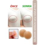 Sunora Beauty Silikon Göğüs Ucu Kapatıcı Gizleyici Ten Rengi Meme Ucu Kapatıcı Bant Aparat Nipple Pad - Standart