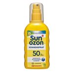 SunOzon 200 ml Spf50+ Hassas ve Daha Önceden Bronzlaşmamış Tenler İçin Güneş Spreyi