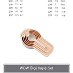 Sunplast Wow Ölçü Kaşığı Set -Latte - Krem