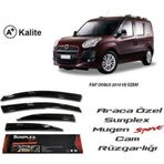 Sunplex Fiat Doblo 2010-2017 Mugen Cam Rüzgarlığı