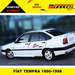 Sunplex Fiat Tempra 4 Parça 1990-1998 Cam Rüzgarlığı