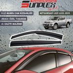 Sunplex Mitsubishi L200 2008-2015 Mugen 4 Lü Set Cam Rüzgarlığı