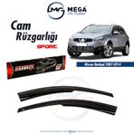 Sunplex Nissan Qashqai 2007-2014 Mugen Tip Cam Rüzgarlığı