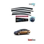 SUNPLEX Opel Astra J Sedan Kasa 2020 Modeller için Kromlu Cam Rüzgarlığı Takımı 4'lü Set
