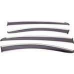 Sunplex Toyota Uyumlu Corolla 19-21 Style 4 Lü Set Kromlu Cam Rüzgarlığı Ön Ve Arka Parça