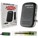 Sunplus Astra Turbo Çanaksız Çanaklı Wi-Fi Full Hd Sinema Uydu Alıcısı - Ahşap