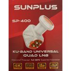 SUNPLUS SP-400 Quad Üniversal Bağımsız Dörtlü Lnb