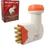 Sunplus SP-800 Gold 0.1DB 3D 4K Sekizli LNB