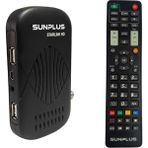 Sunplus Starlink Turbo Mini Uydu Alıcısı HDMI ve USB Bağlantı Özellikleri ile Full HD Görüntü Kalitesi - Siyah