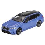 Sunrich MINI GT 1/64 Ölçekli BMW M5 Touring (G99) Marina Koyu Mavi Metalik Sol Kol Diecast Model Araba