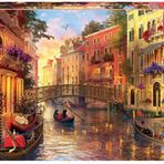 Sunset in Venice 1500pc Jigsaw Puzzle