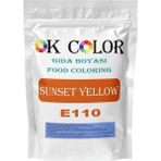 Sunset Yellow E110 Gün Batımı Sarısı Toz Gıda Boyası 50 gr