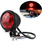 Sunshinee 2x Motosiklet LED Arka Kuyruk Işık Fren Stop Lambası Chopper Cafe Krom Için LED Arka Işık (Yurt Dışından)