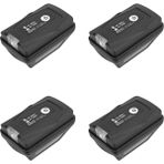 Sunshinee 4x Adaptör Işık El Feneri Torch USB Cep Telefonu Şarj Cihazı Worx Orange 4 Pin Soket 20 V Li-Ion Güç Bankası (Yurt Dışından) - Siyah