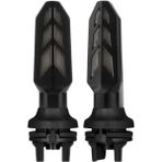 Sunshinee Adet Motosiklet Dönüş Sinyal Işıkları LED Gösterge Kuyruk Lambası Cg 160 Fan Esdı Kargo Cb 250, Sarı ve Kırmızı (Yurt Dışından) - Set - Siyah